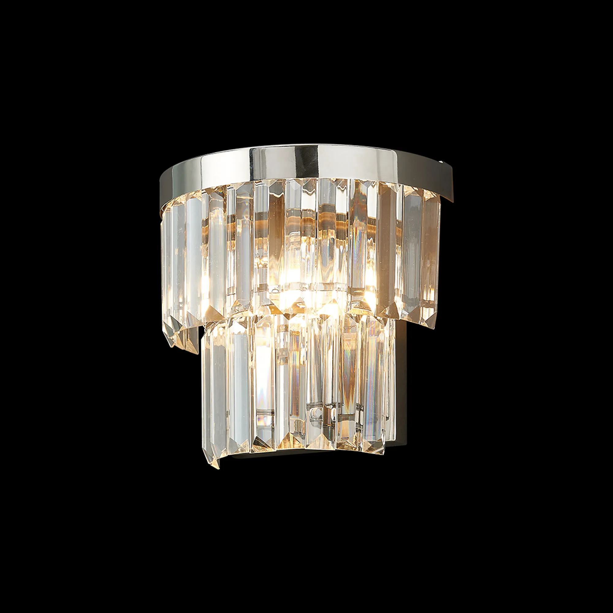 Cosette Wall Lamp, 2 Light E14- Antique Brass/Polished Nickel - Image 13
