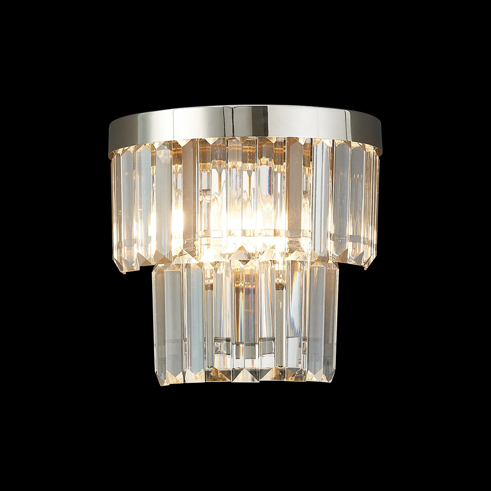 Cosette Wall Lamp, 2 Light E14- Antique Brass/Polished Nickel - Image 14