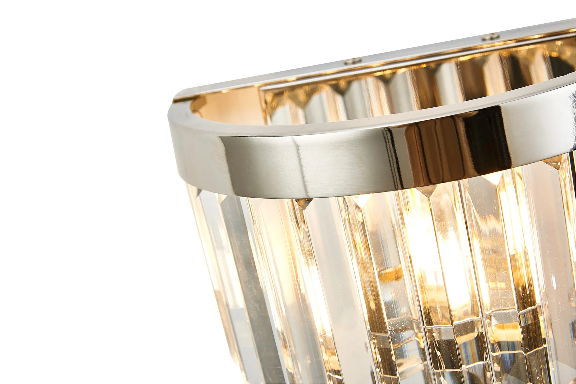 Cosette Wall Lamp, 2 Light E14- Antique Brass/Polished Nickel - Image 15