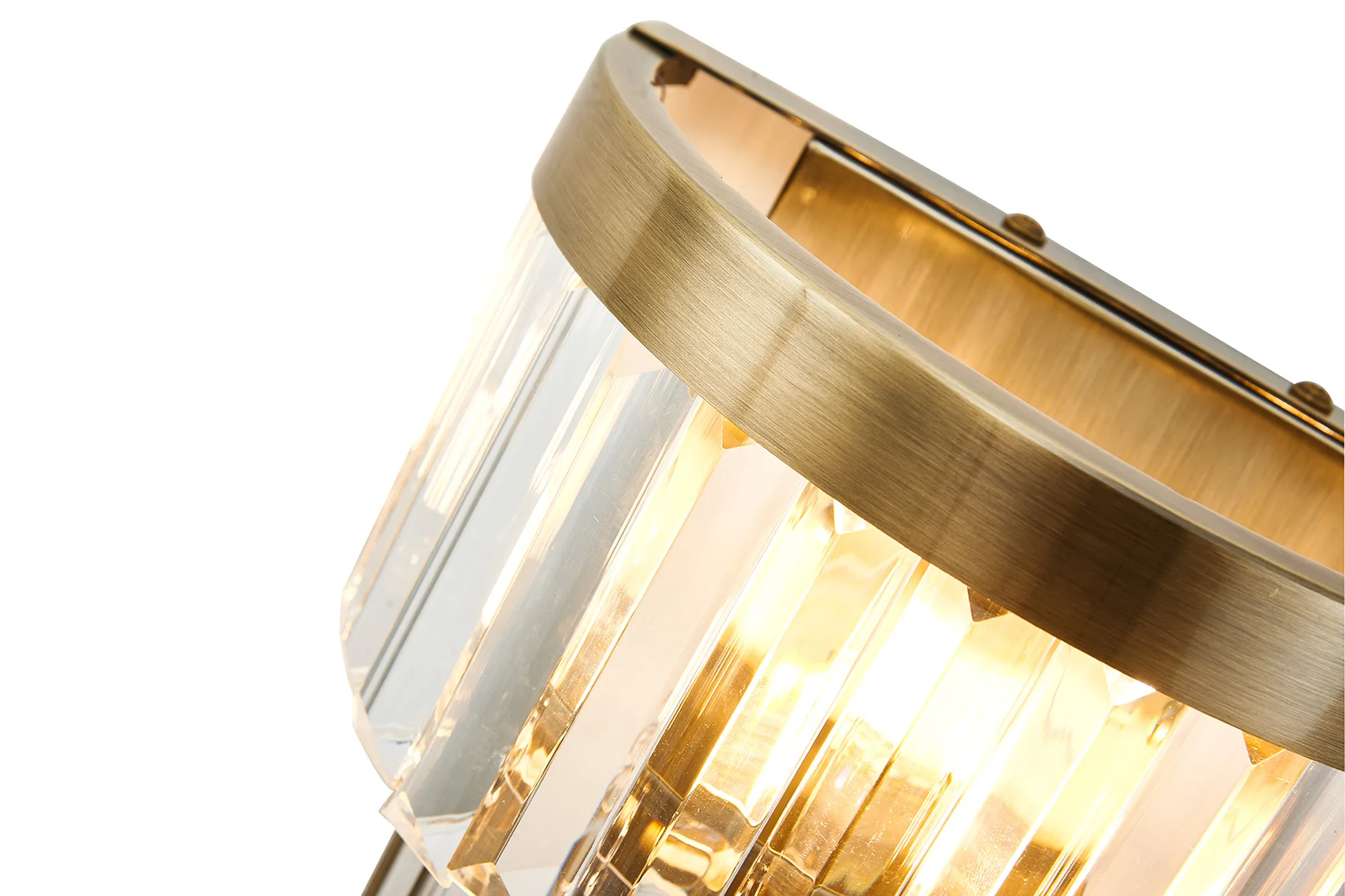 Cosette Wall Lamp, 2 Light E14- Antique Brass/Polished Nickel - Image 4