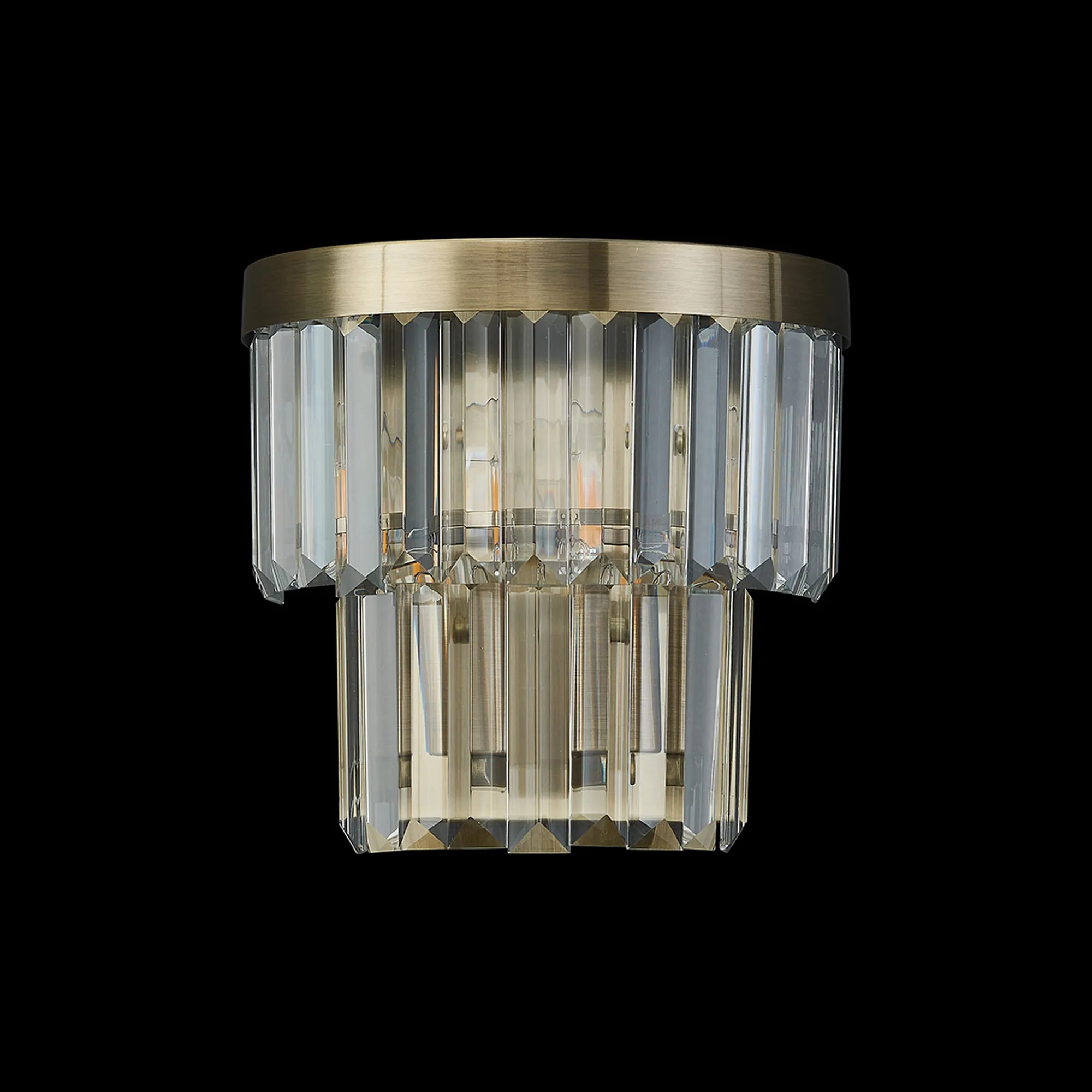 Cosette Wall Lamp, 2 Light E14- Antique Brass/Polished Nickel - Image 5
