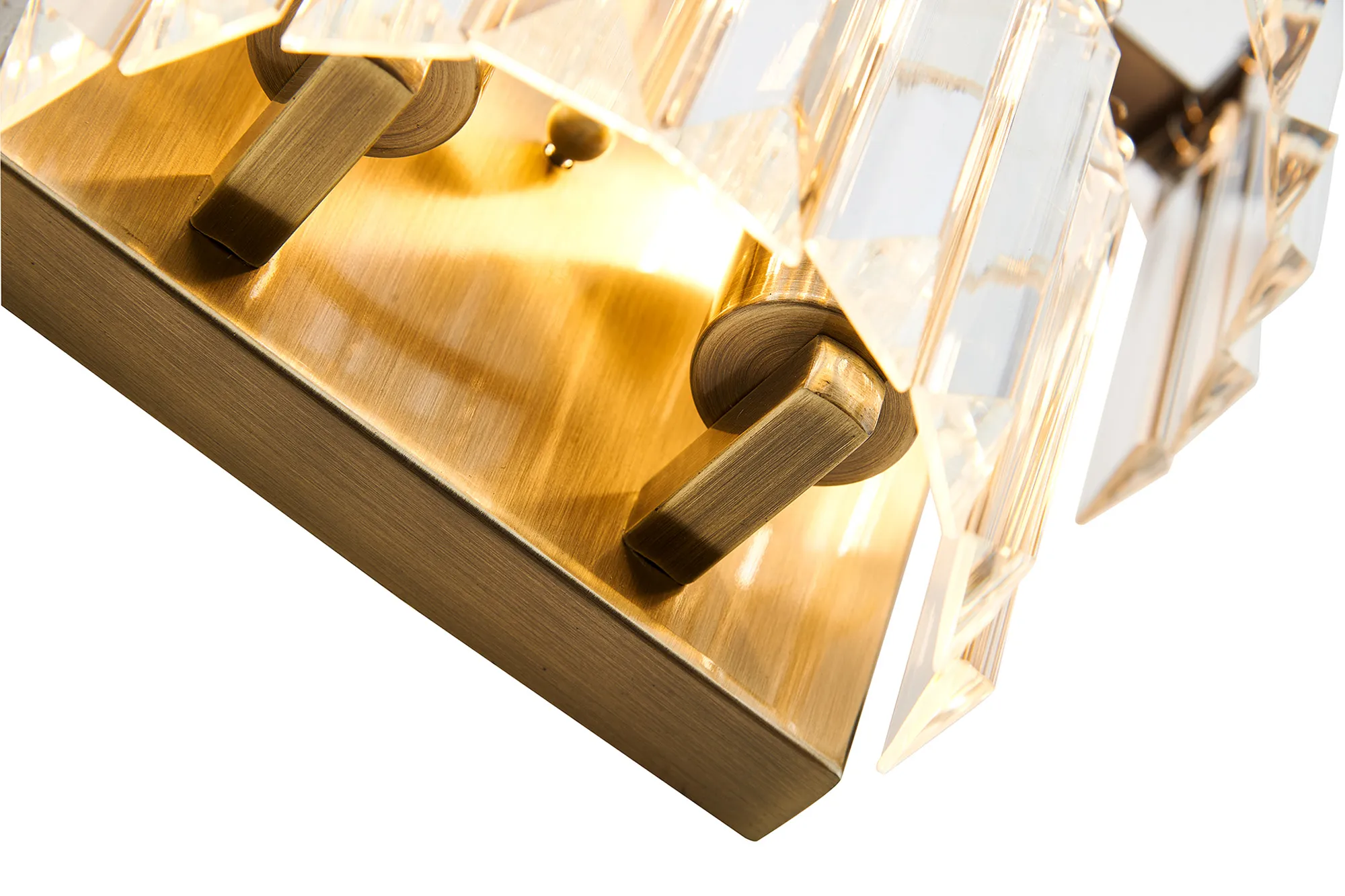 Cosette Wall Lamp, 2 Light E14- Antique Brass/Polished Nickel - Image 6