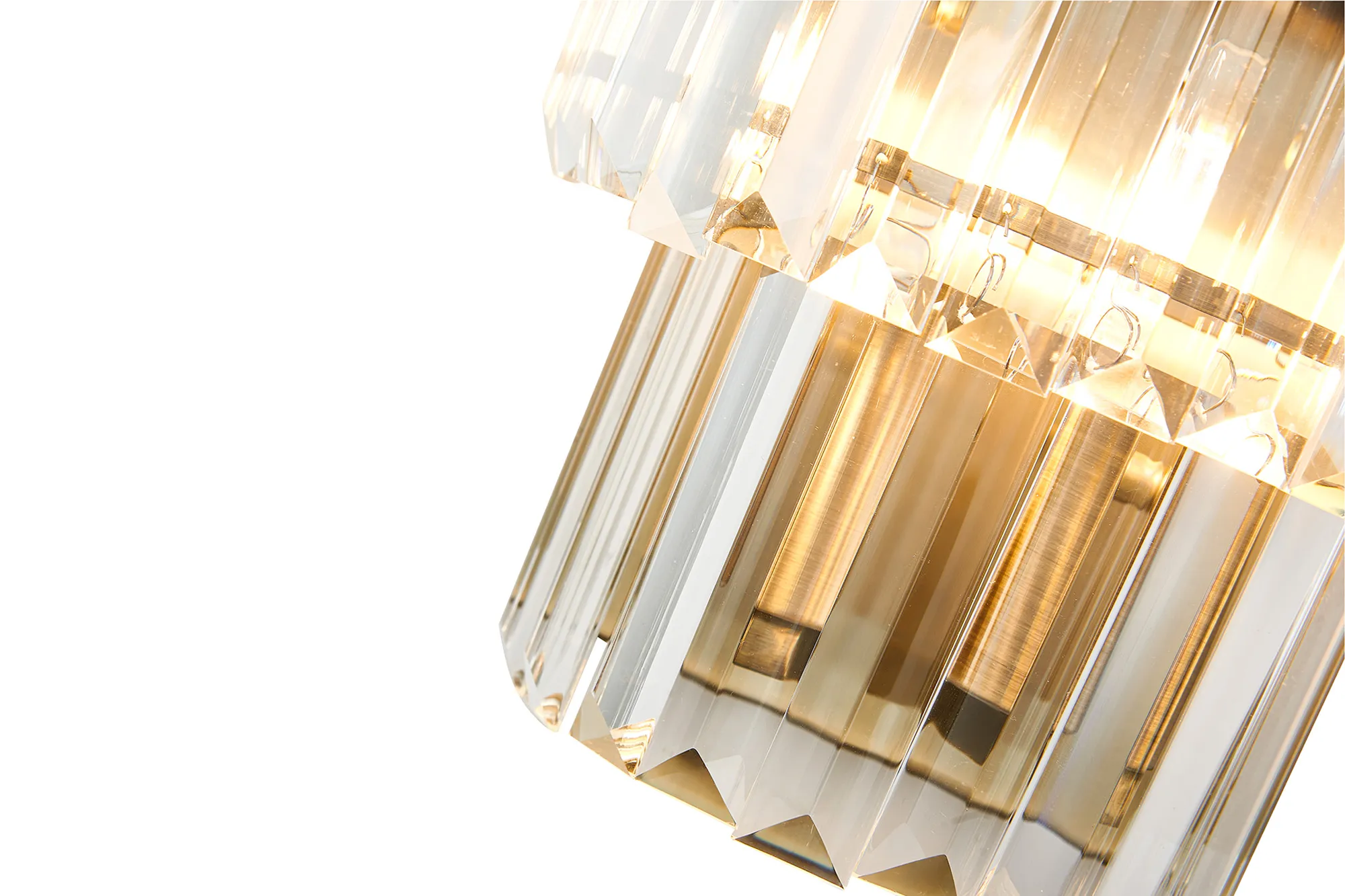 Cosette Wall Lamp, 2 Light E14- Antique Brass/Polished Nickel - Image 9