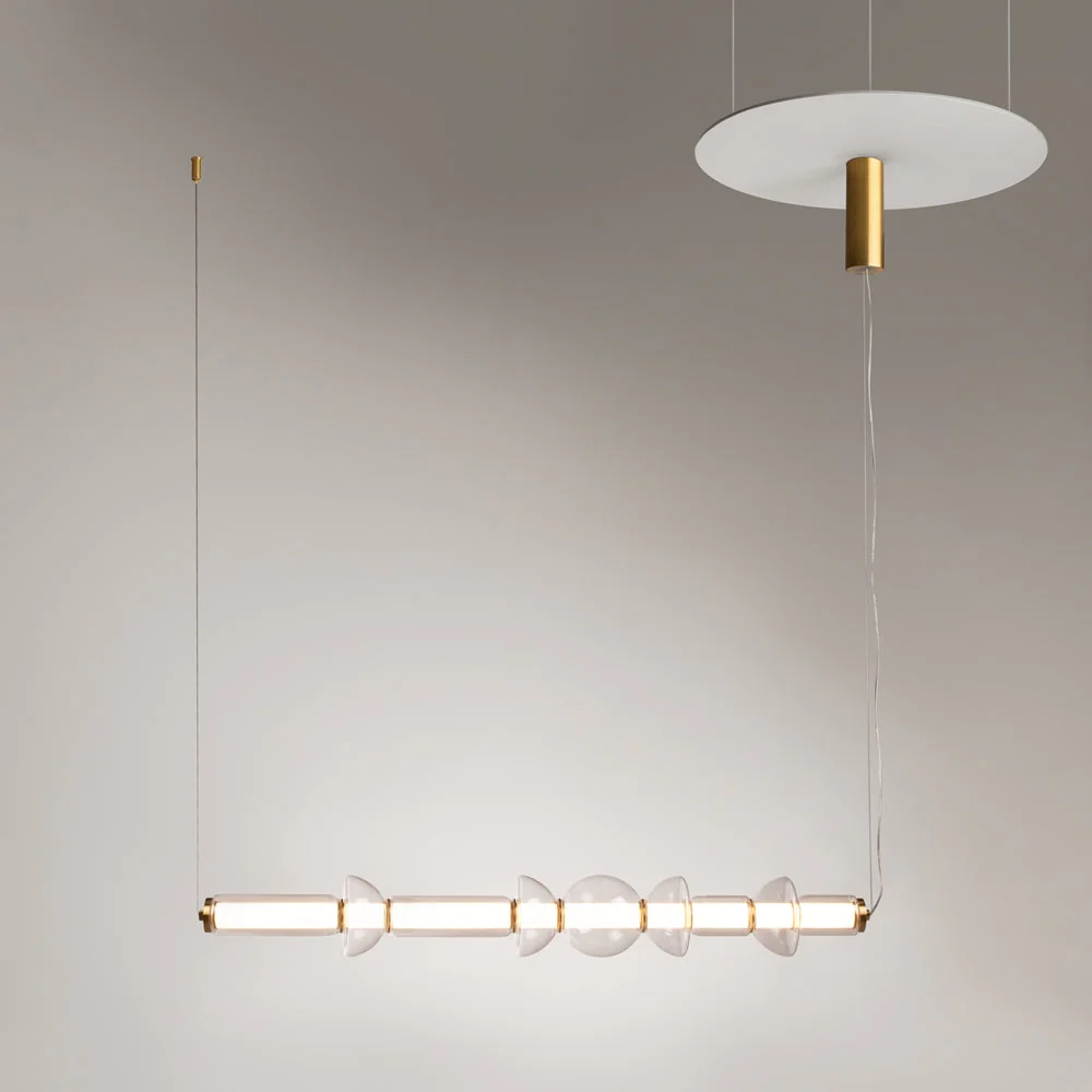 Cosmo LED Linear Pendant - Gold/Black - Image 3