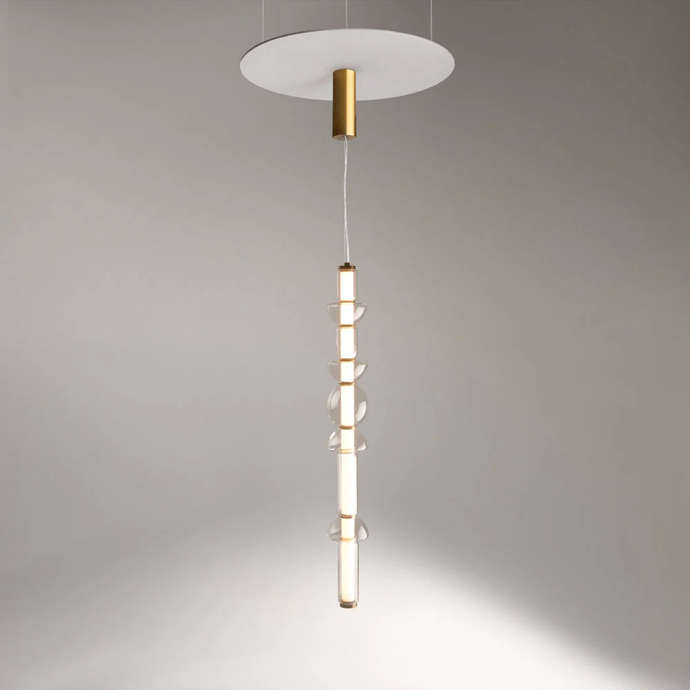 Cosmo LED Linear Pendant - Gold/Black - Image 4