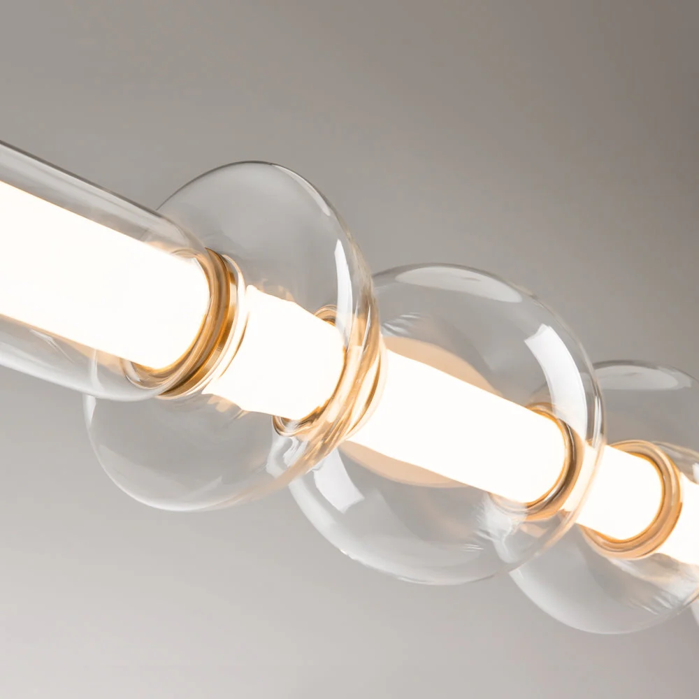 Cosmo LED Linear Pendant - Gold/Black - Image 5