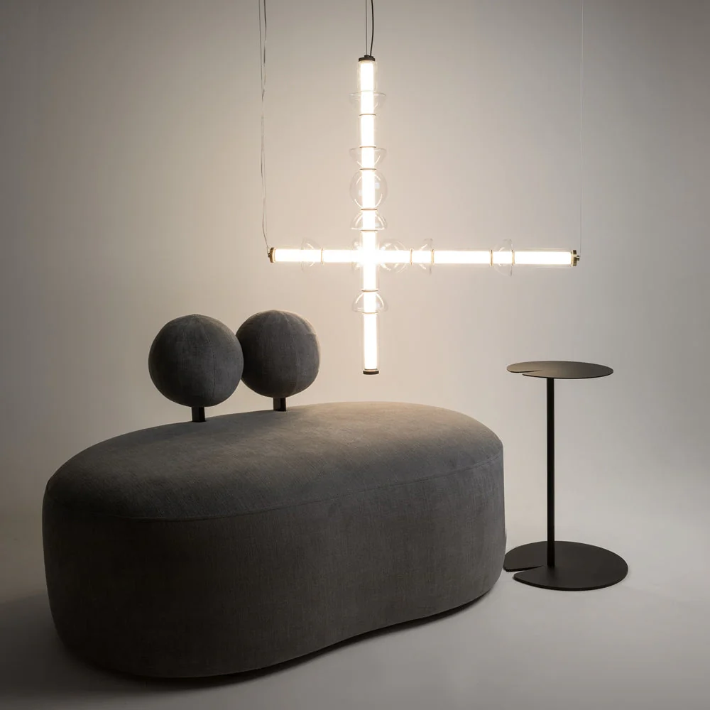 Cosmo LED Linear Pendant - Gold/Black - Image 6