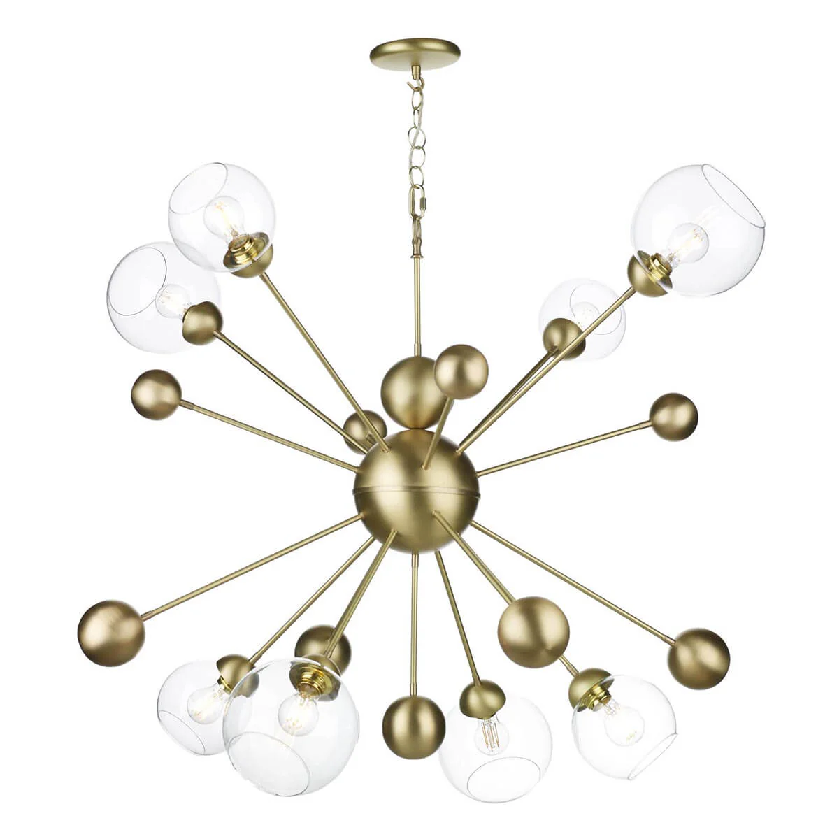 Cosmos 8 Light In Butter Brass - Image 3
