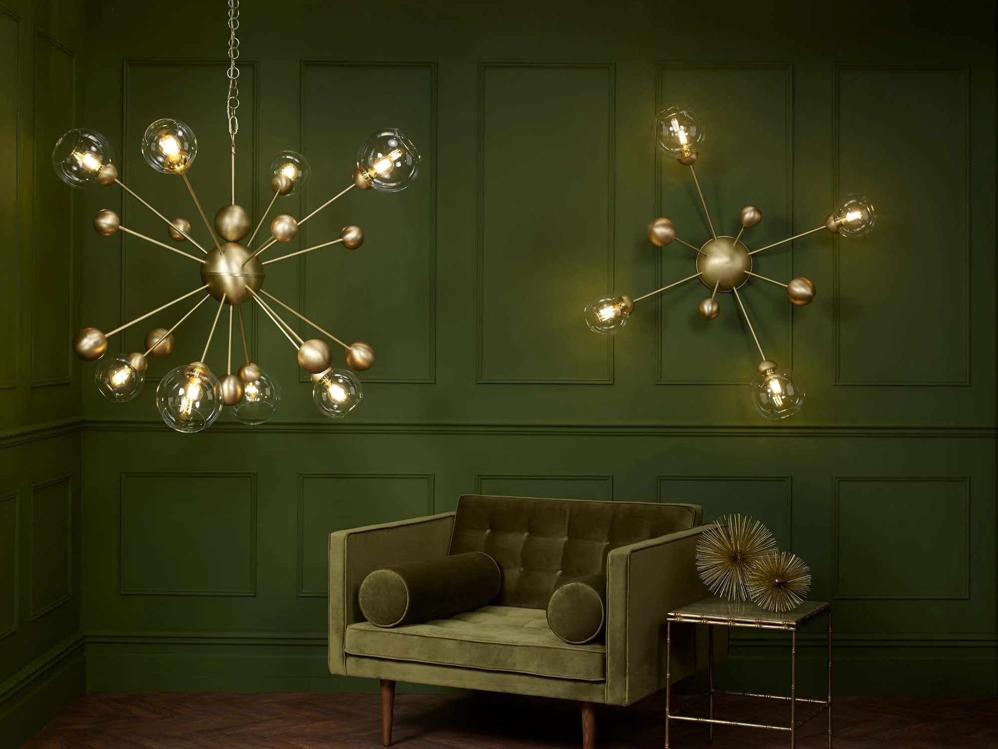 Cosmos 8 Light In Butter Brass - Image 5