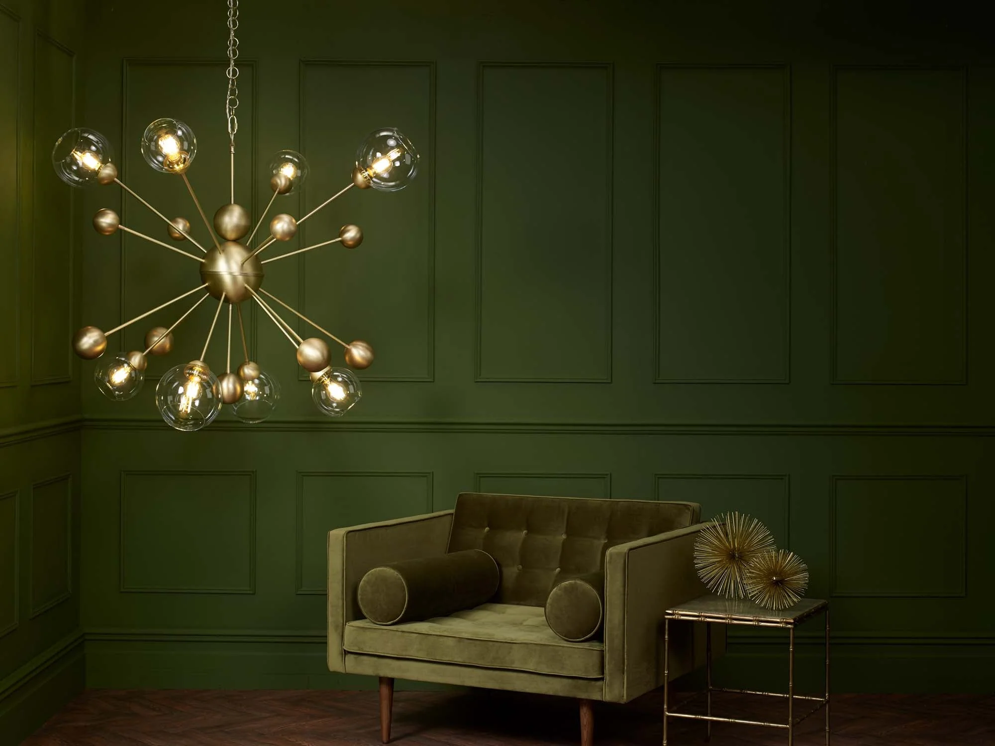 Cosmos 8 Light In Butter Brass - Image 7