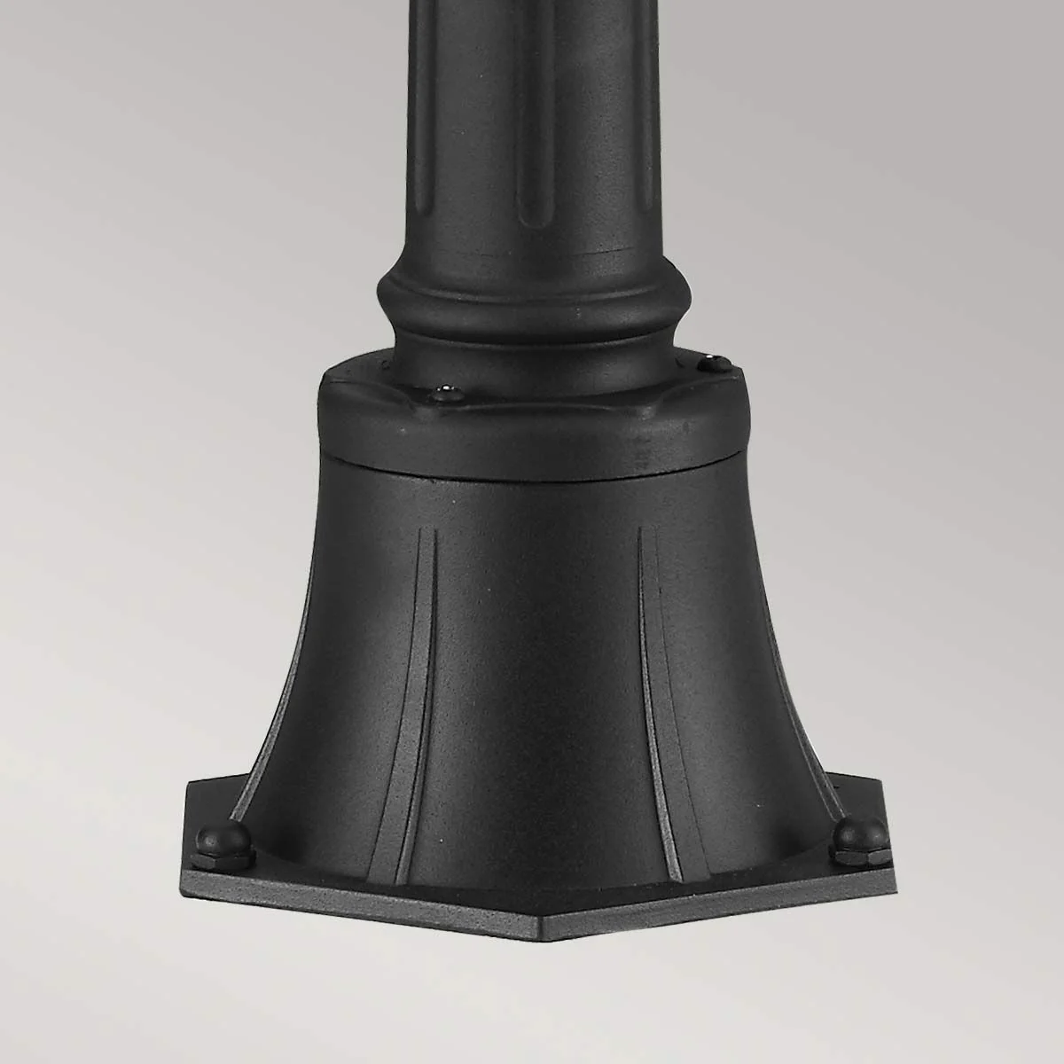Cotswold Lane 2/3Lt Pillar - Black IP44 E14 - Image 5