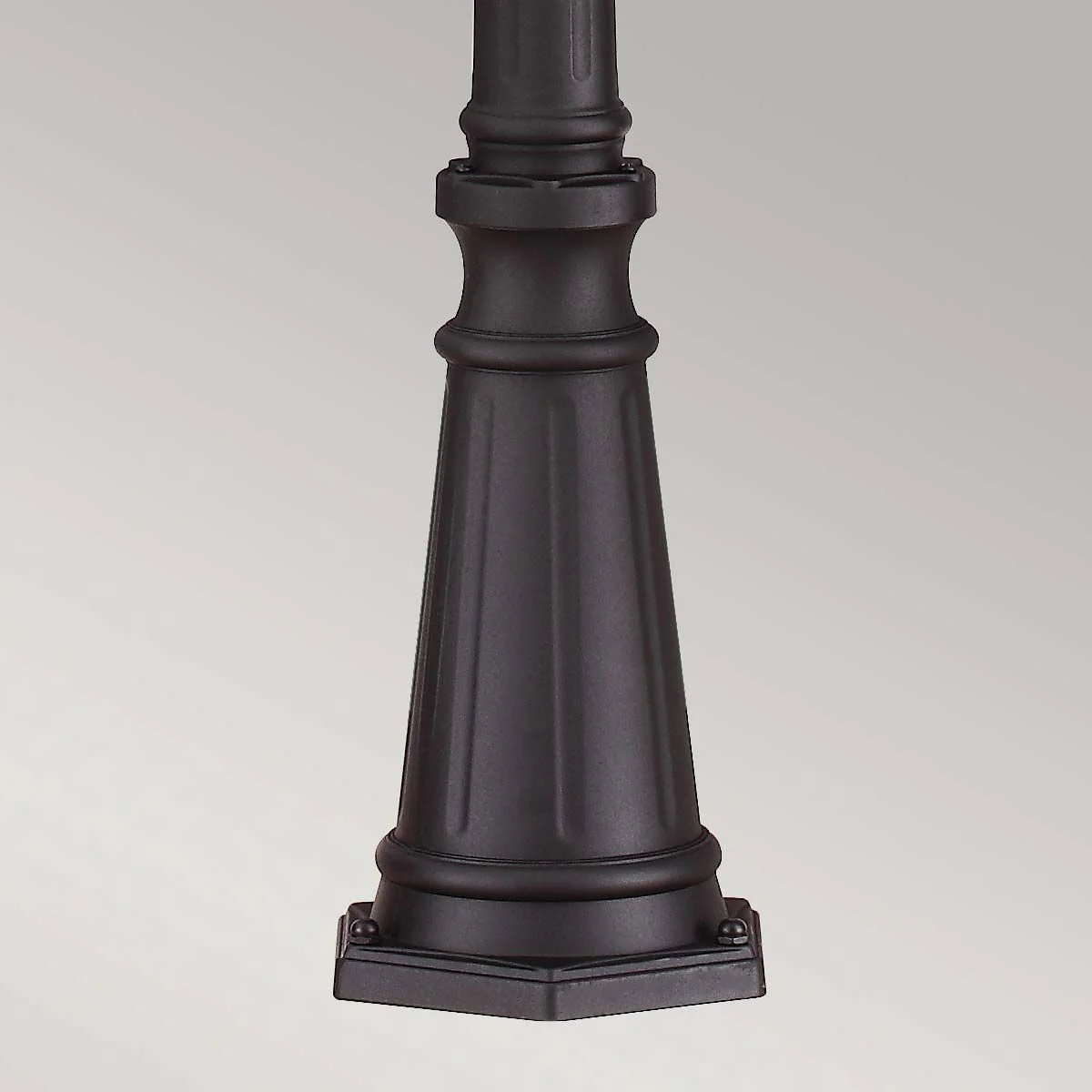 Cotswold Lane 2/3Lt Pillar - Black IP44 E14 - Image 8
