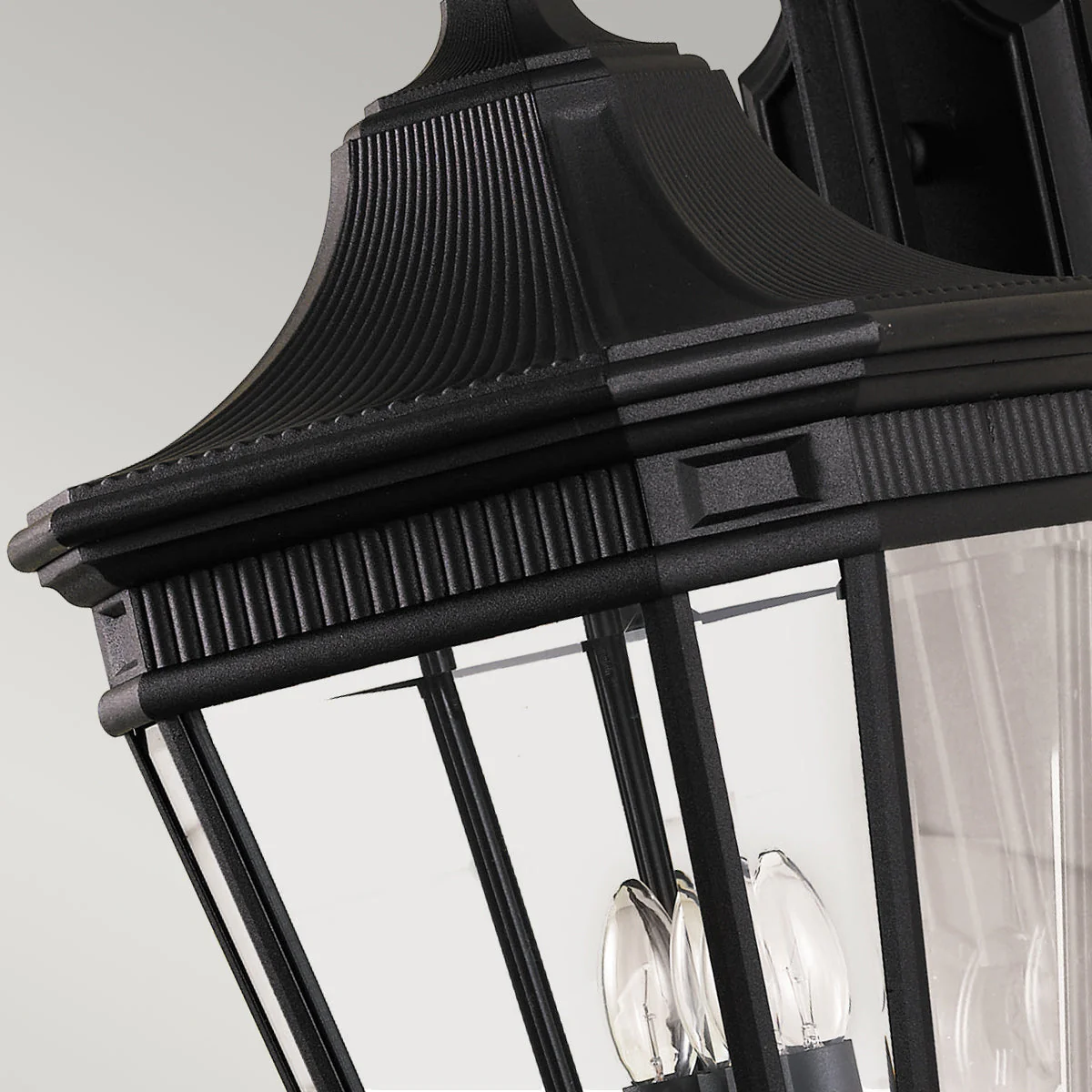Cotswold Lane Small/Medium/Large Wall Lantern - Black Finish - Image 10