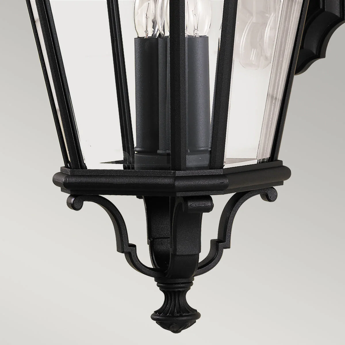 Cotswold Lane Small/Medium/Large Wall Lantern - Black Finish - Image 11