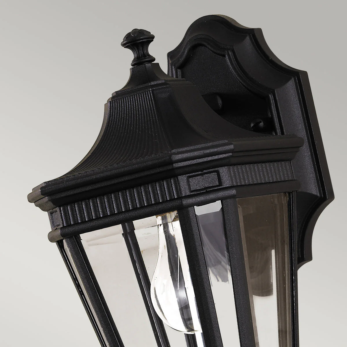 Cotswold Lane Small/Medium/Large Wall Lantern - Black Finish - Image 2