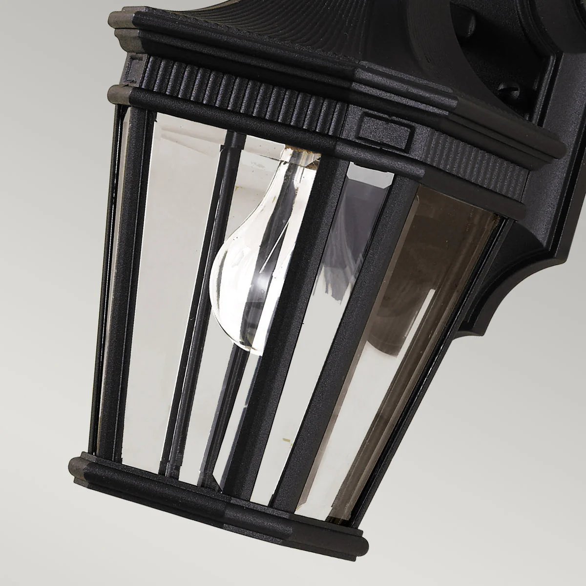 Cotswold Lane Small/Medium/Large Wall Lantern - Black Finish - Image 3