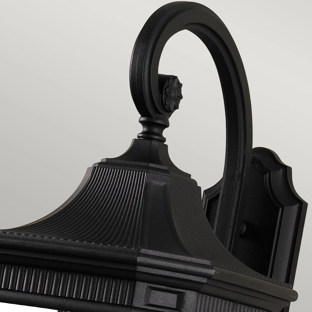 Cotswold Lane Small/Medium/Large Wall Lantern - Black Finish - Image 9