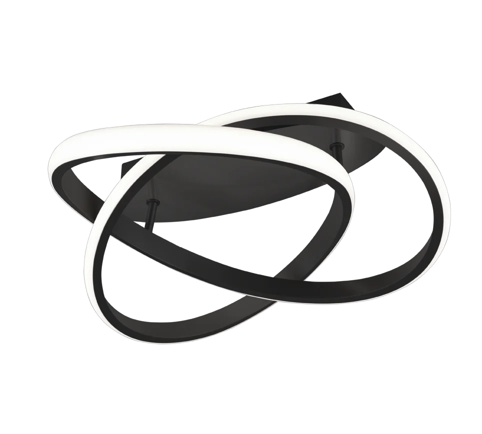 Course LED Flush Light - Black/White