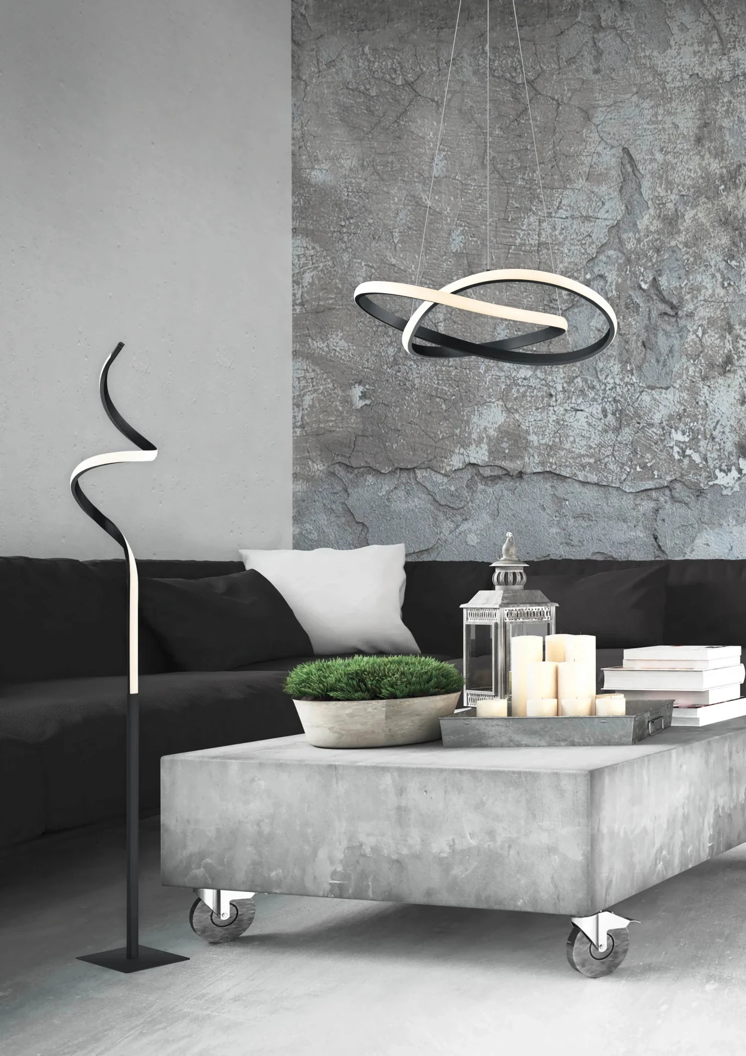 Course Modern LED Floor Lamp - Various Colours - Image 6