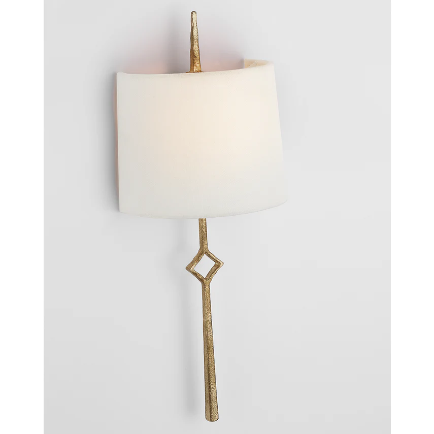 Cranston Wall Sconce- Gilded Iron/ Aged Iron Finishes - Image 5