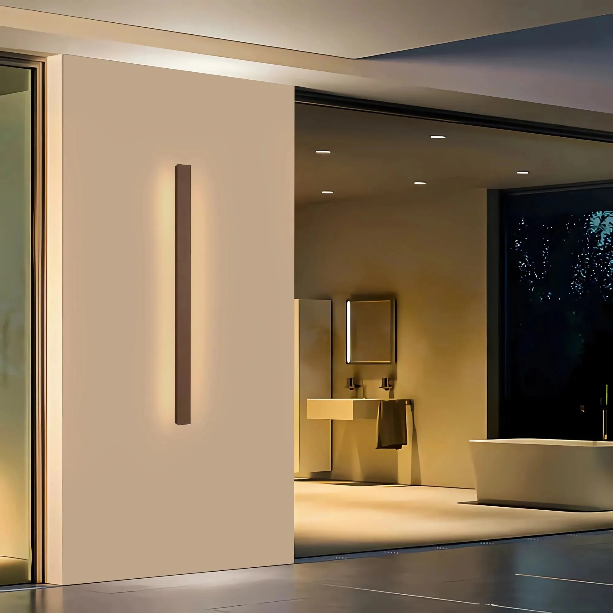 Creed 3000K LED Wall Lamp IP65 - Various Colours & Sizes - Image 3