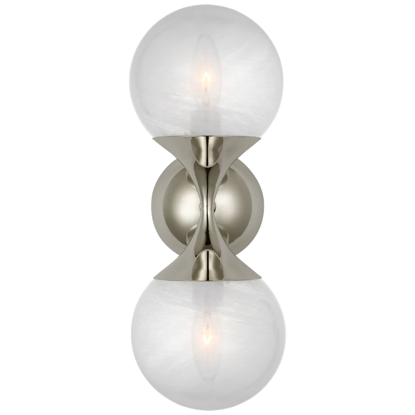 Cristol Wall Sconce - Antique Brass/Nickel - Image 4