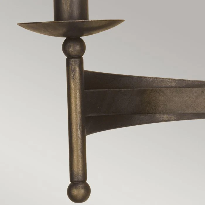 Cromwell 2 Light Wall Light - Old Bronze - Image 3