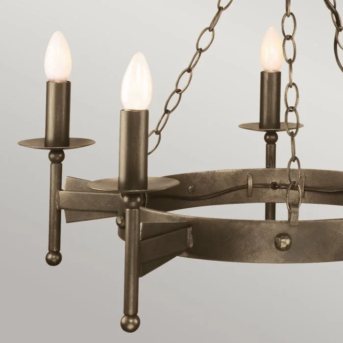 Cromwell Light Chandelier - Old Bronze - 3/5lt - Image 4