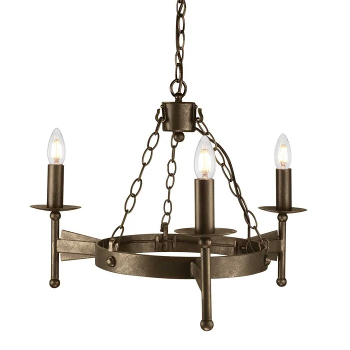Cromwell Light Chandelier - Old Bronze - 3/5lt - Image 5