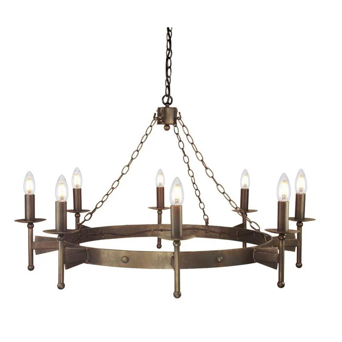 Cromwell 6/8 Light Chandelier - Old Bronze - Image 5