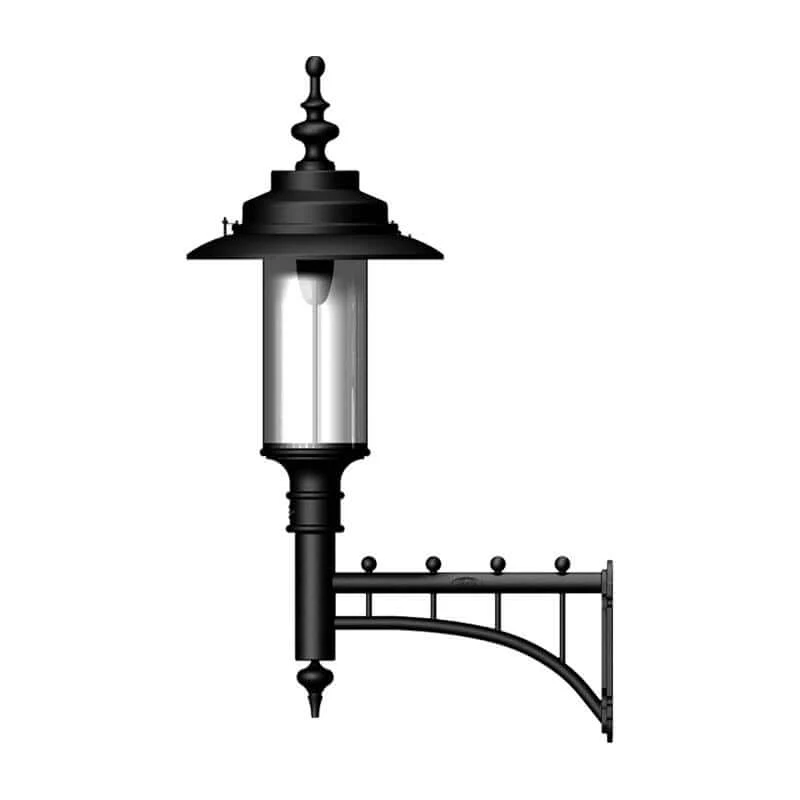 Crossley 1Lt Outdoor Wall Light - Cast Iron - Image 19