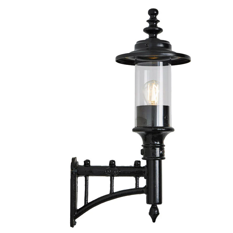 Crossley 1Lt Outdoor Wall Light - Cast Iron - Image 3