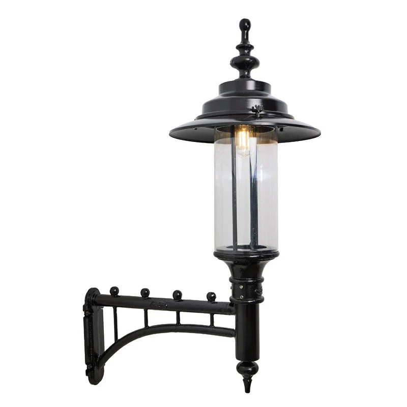Crossley 1Lt Outdoor Wall Light - Cast Iron - Image 4