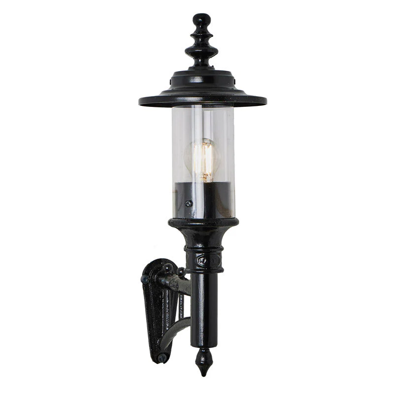 Crossley 1Lt Outdoor Wall Light - Cast Iron - Image 9