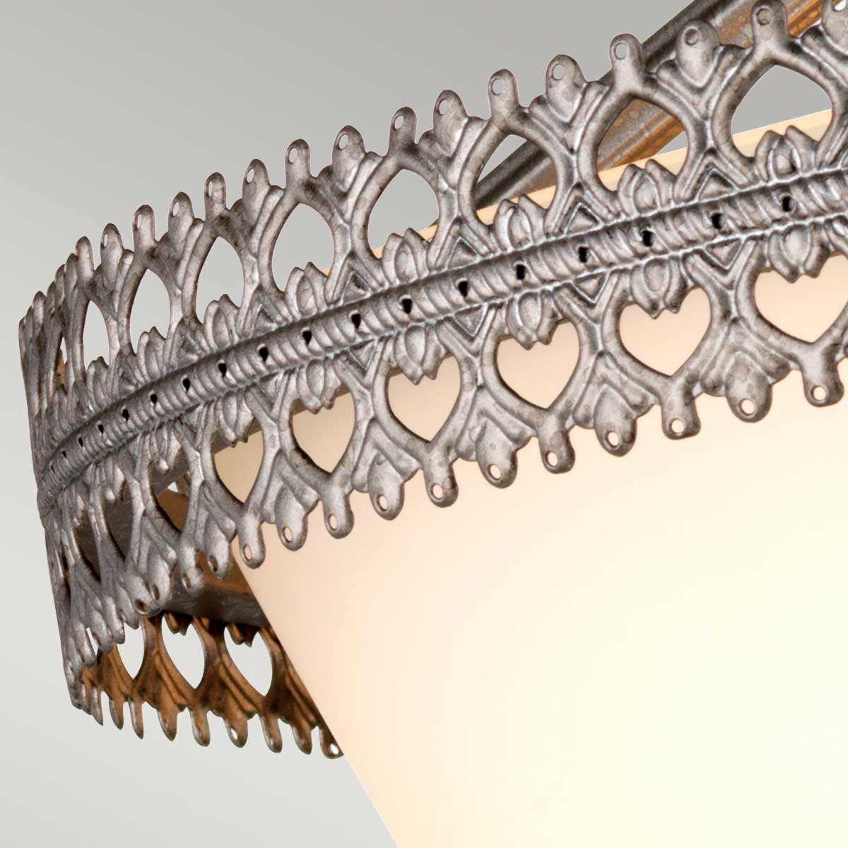 Crown 3 Light Semi-Flush/Pendant - Iron Gate - Image 2
