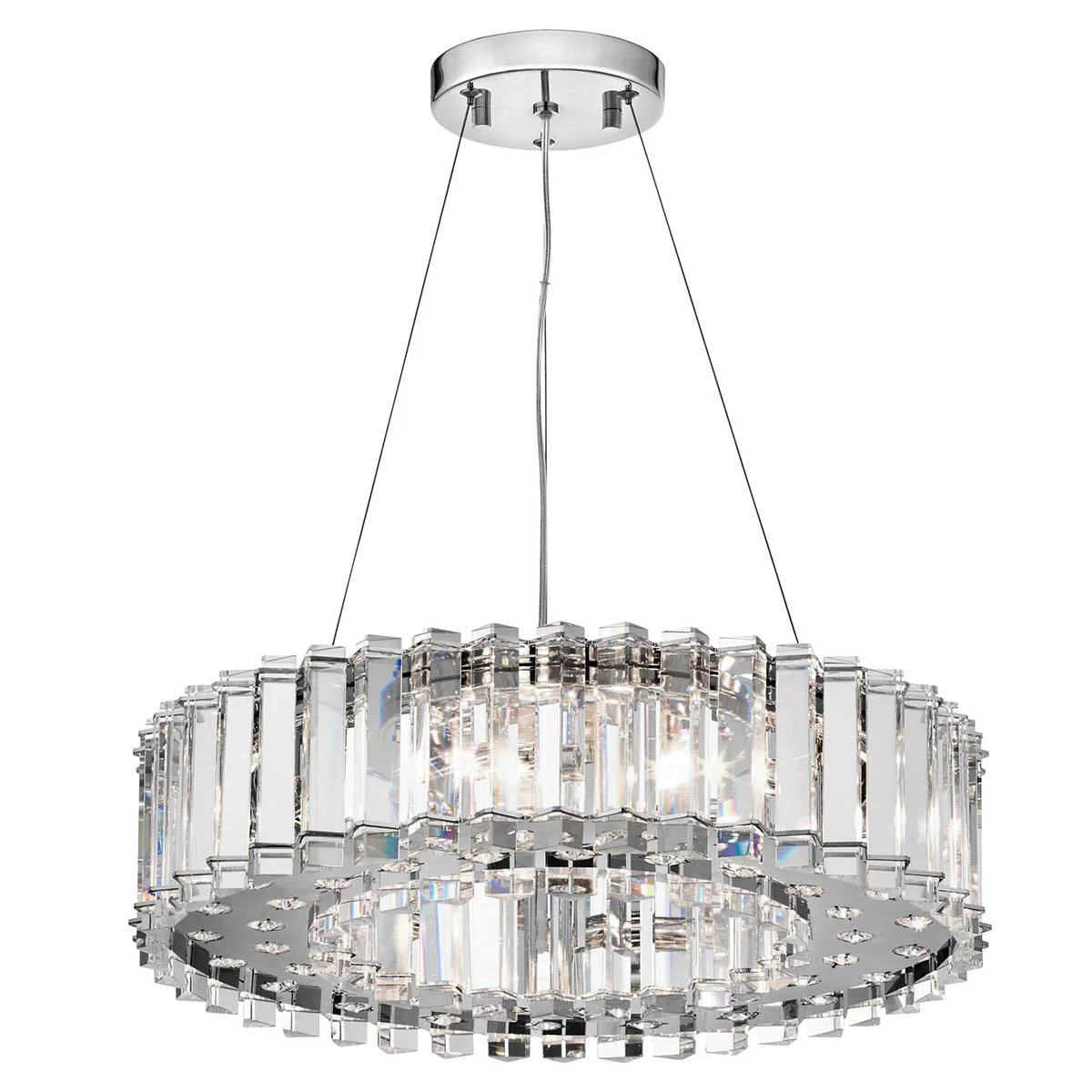 Crystal Skye 2/6/8 Light Mini Pendant IP44 - Image 3