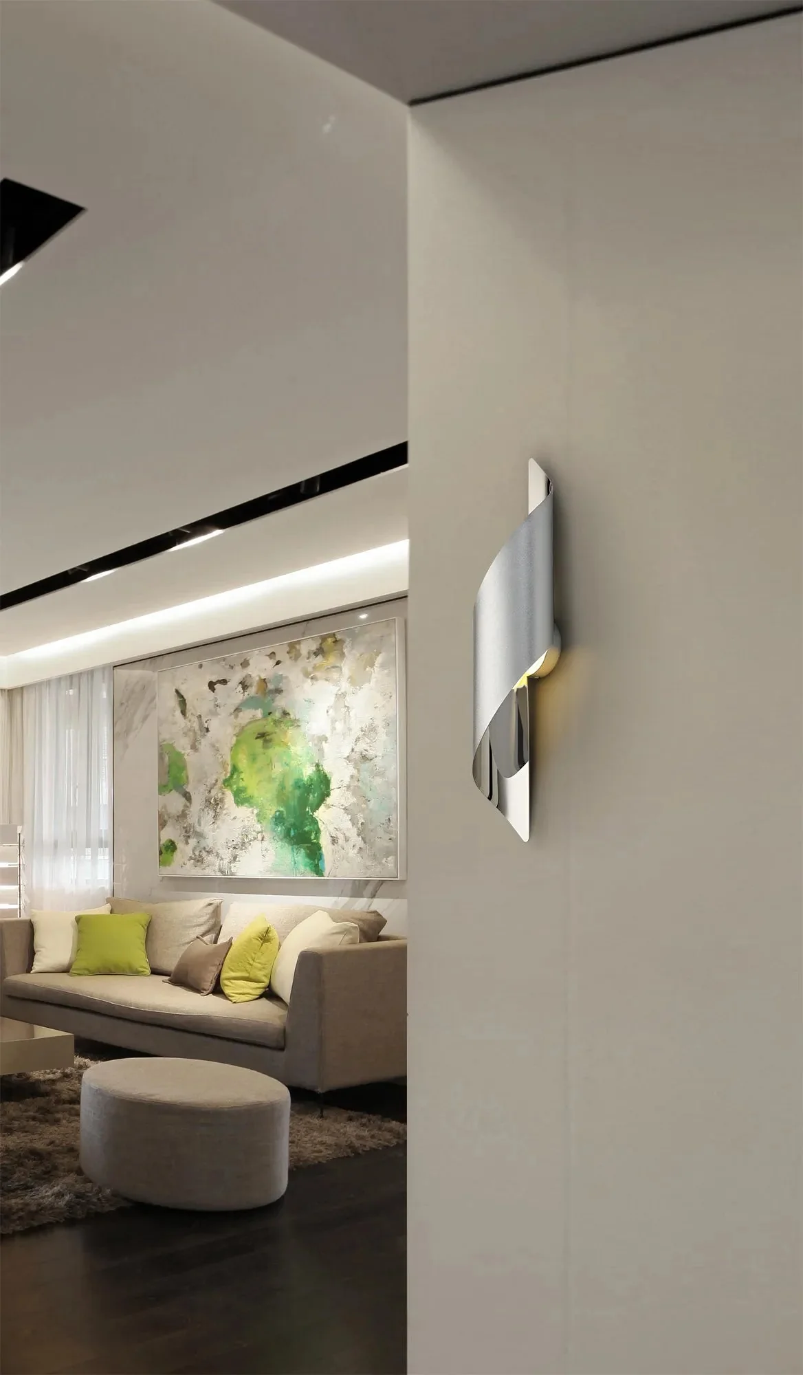 Cubby Wall Lamp Large Polished Chrome- Promotional Offer - Image 2