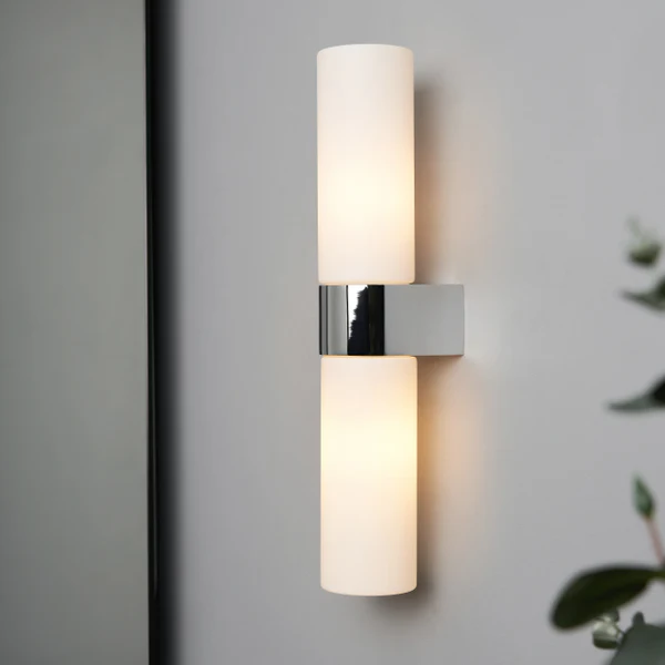 Cuco 6w LED Wall Light IP44 Black/Chrome - Image 2