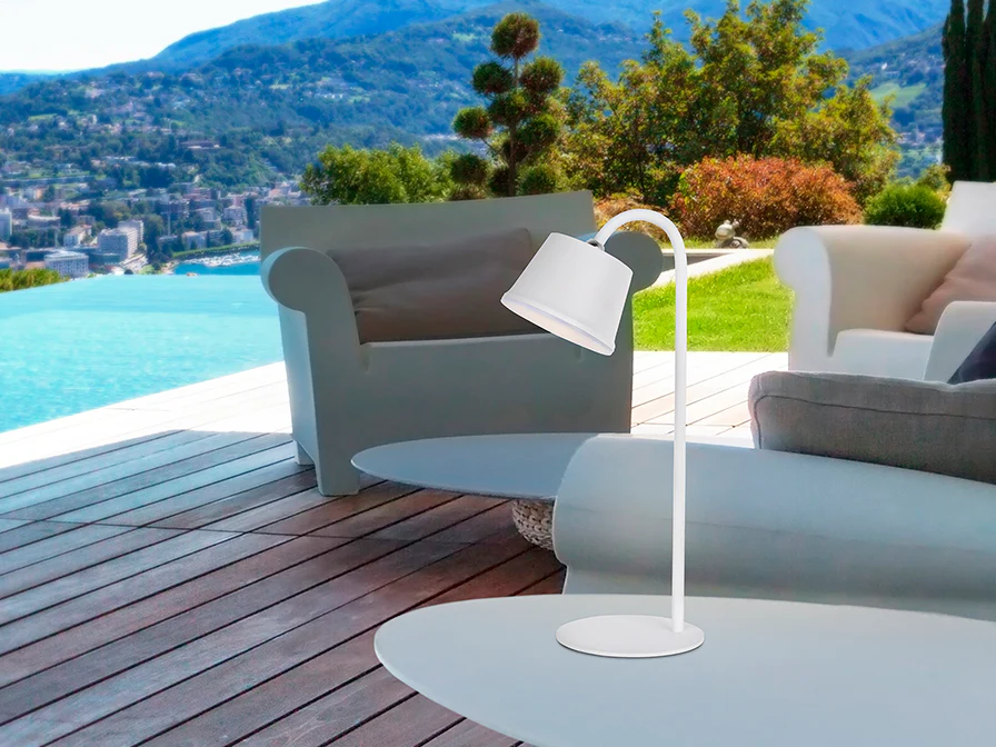 Cuco LED Table Lamp- Black/ White Finishes - Image 4