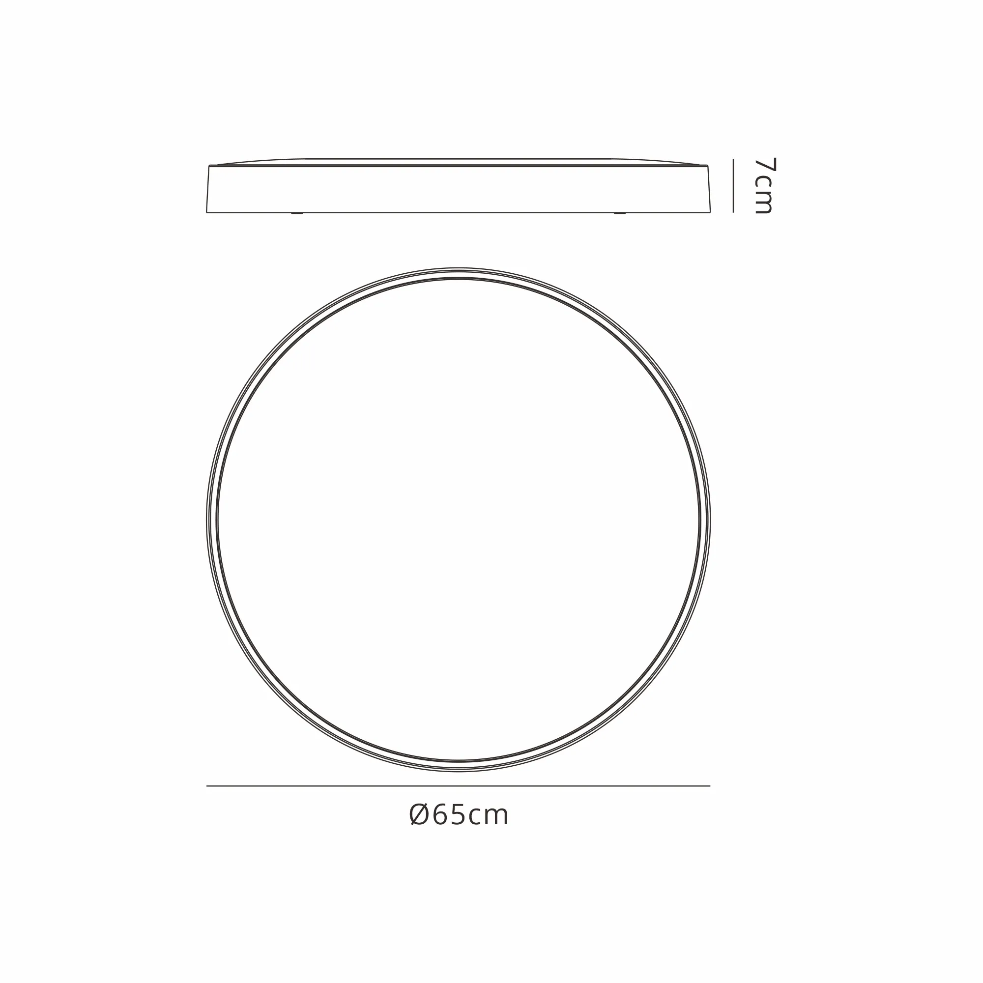 Cumbuco II LED Ceiling Light On Board CCT - Various Colours & Sizes - Image 18