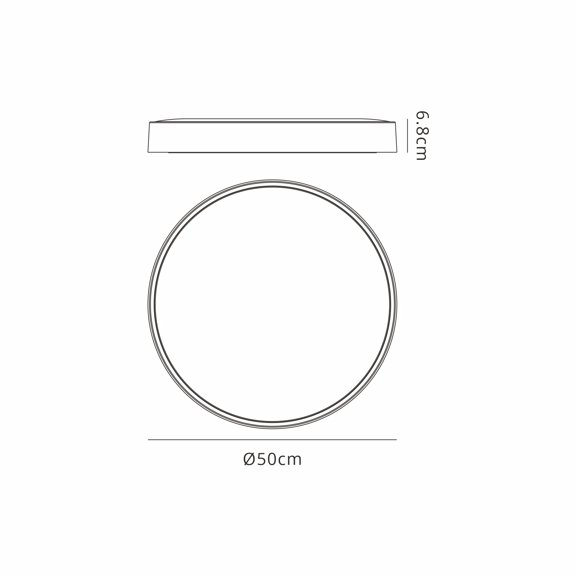 Cumbuco II LED Ceiling Light On Board CCT - Various Colours & Sizes - Image 19