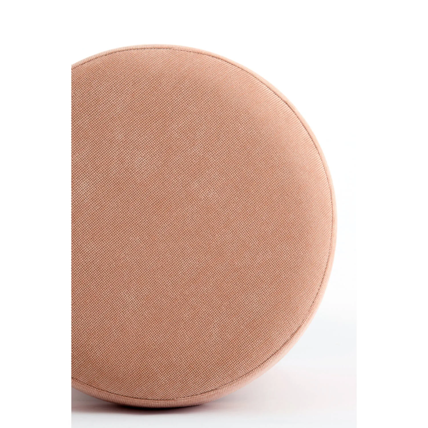 Curtea Pouf  Ø42x43 cm- Light Orange Finish - Image 3
