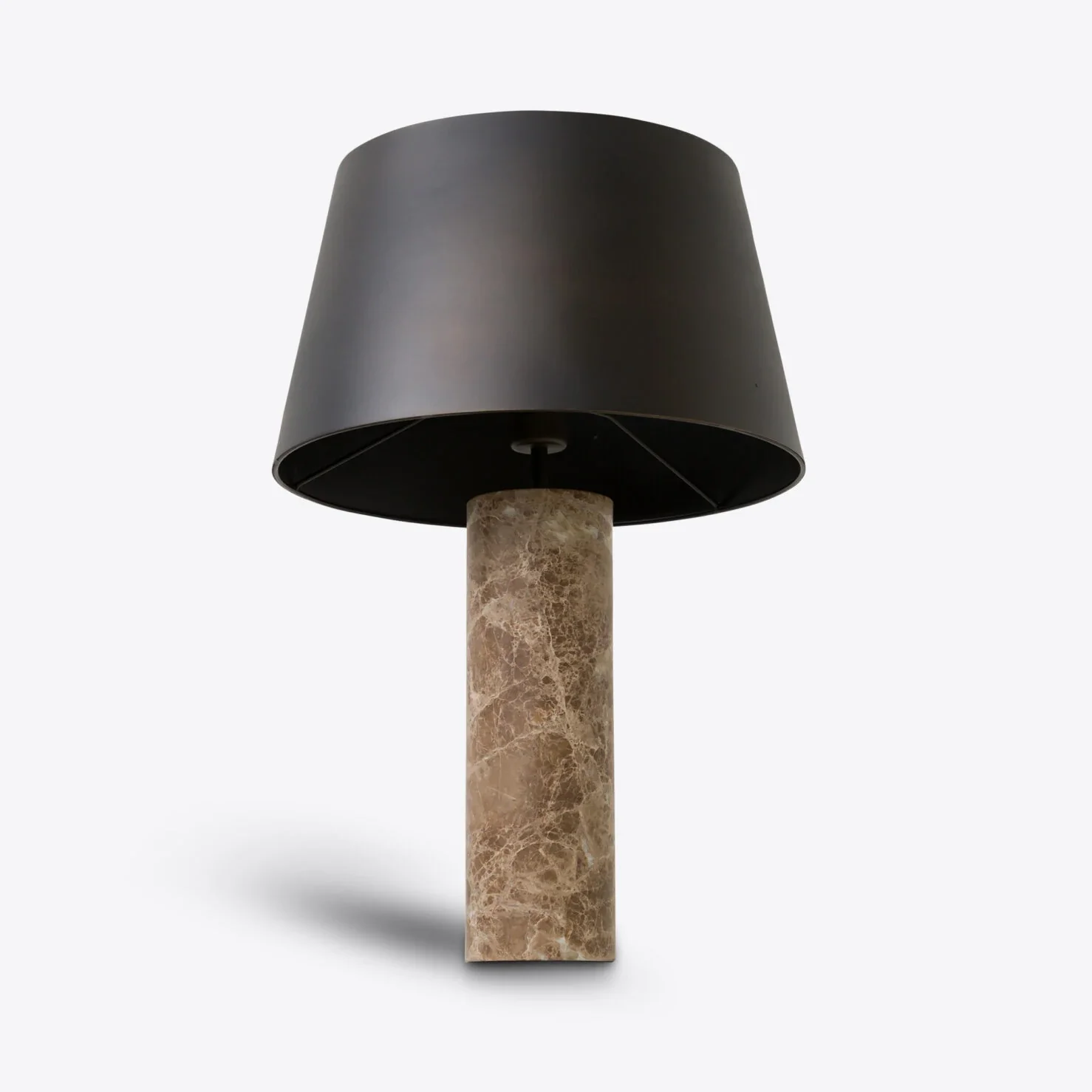 Cusco Marble Table Lamp- Green/ Beige w Various Shades - Image 10