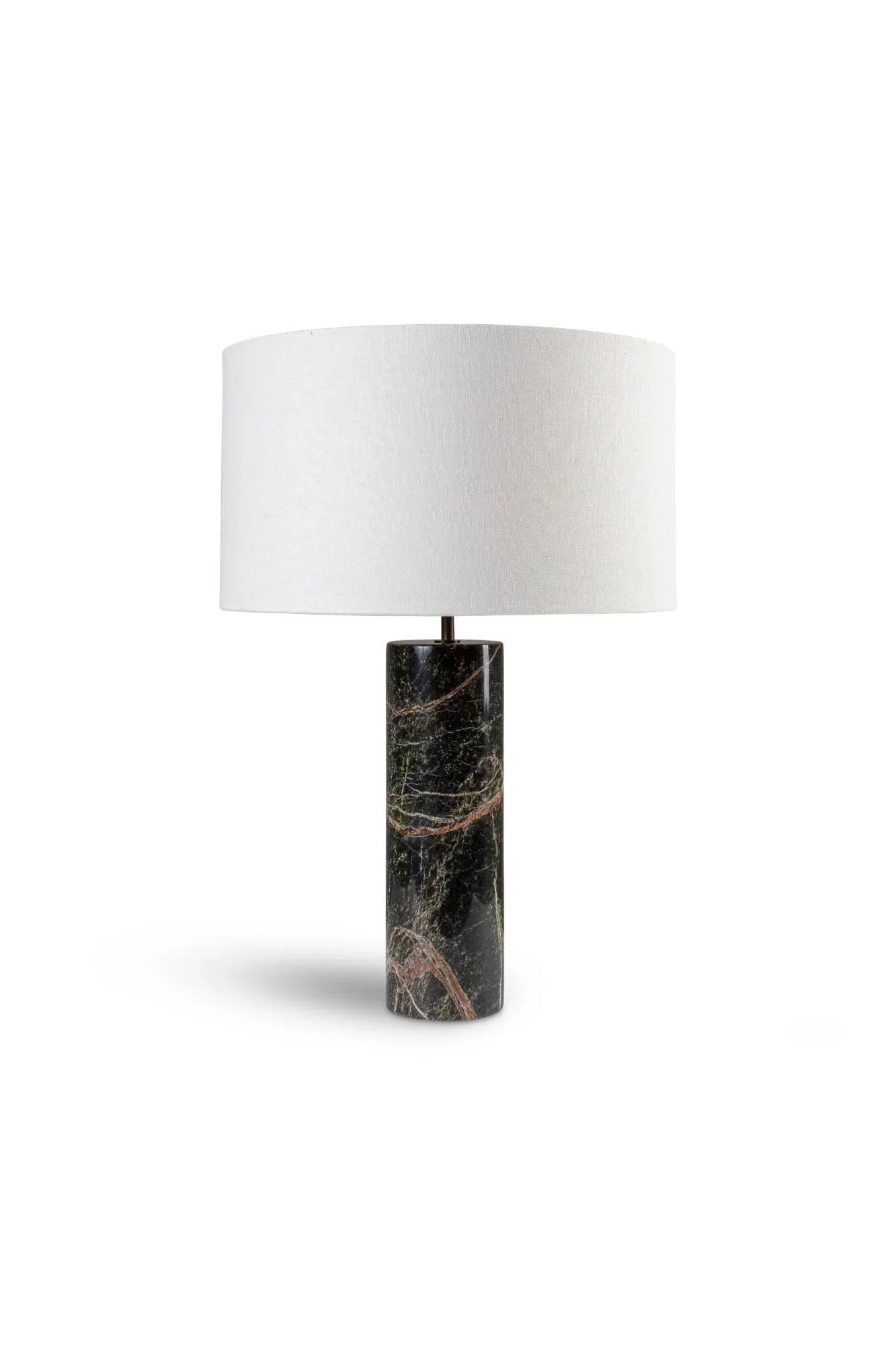Cusco Marble Table Lamp- Green/ Beige w Various Shades - Image 15