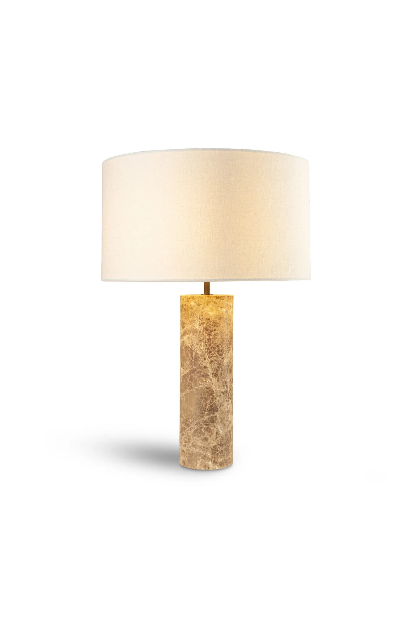 Cusco Marble Table Lamp- Green/ Beige w Various Shades - Image 2