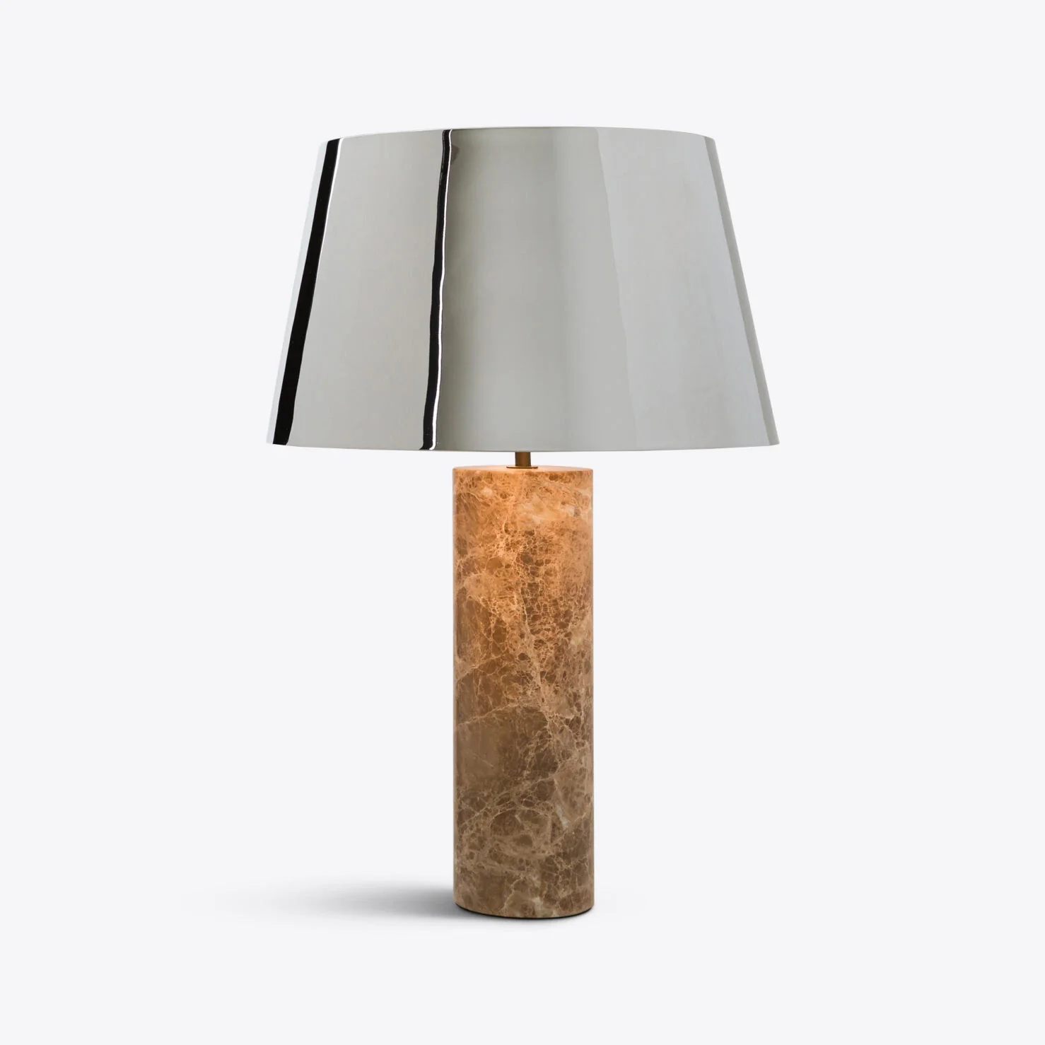 Cusco Marble Table Lamp- Green/ Beige w Various Shades - Image 3