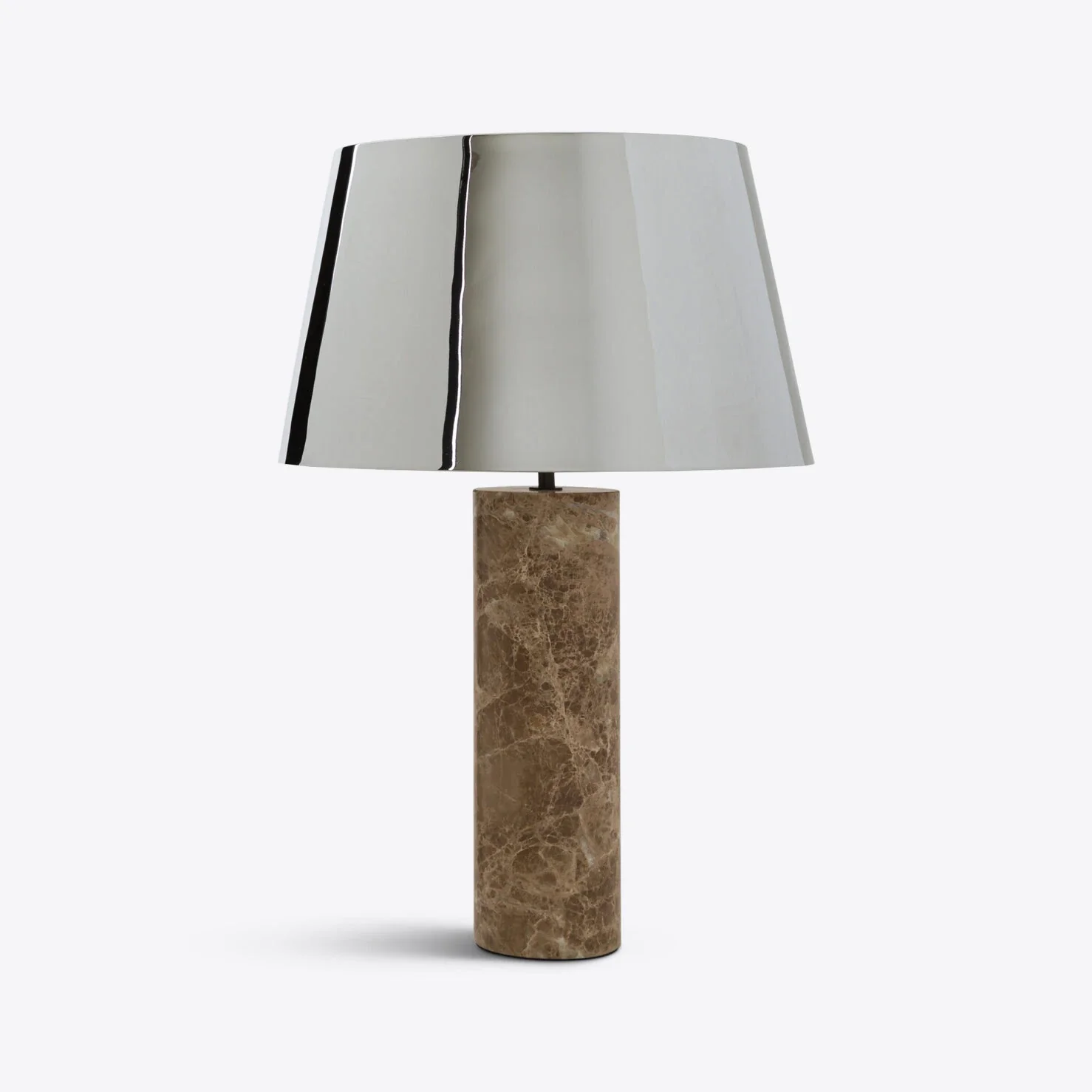 Cusco Marble Table Lamp- Green/ Beige w Various Shades - Image 4