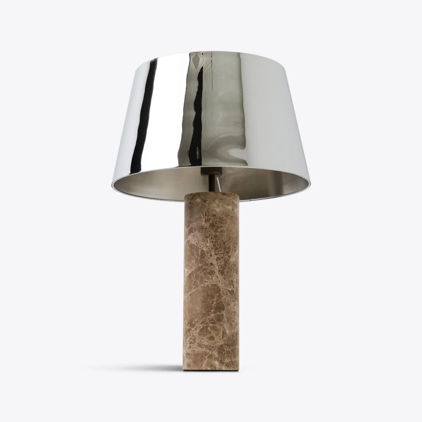 Cusco Marble Table Lamp- Green/ Beige w Various Shades - Image 7