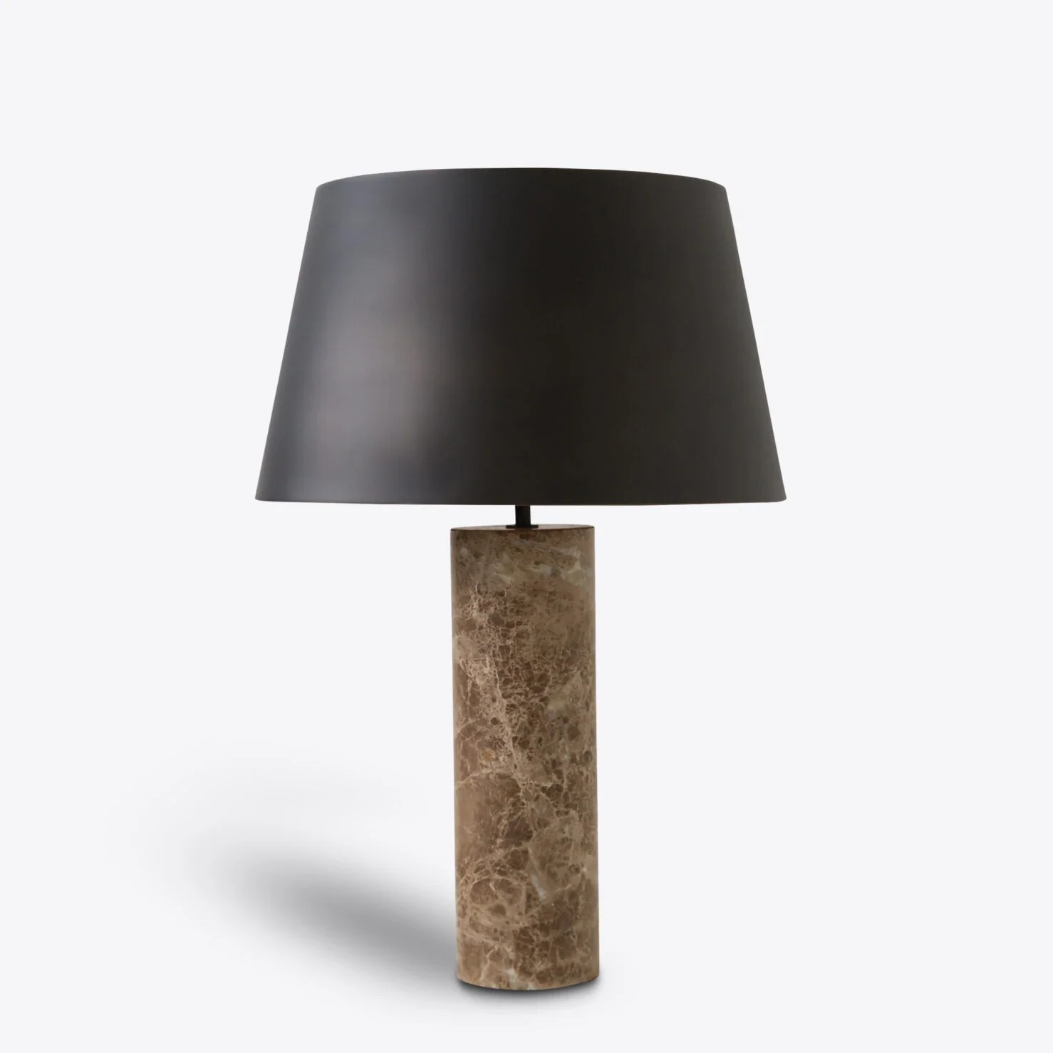 Cusco Marble Table Lamp- Green/ Beige w Various Shades - Image 9