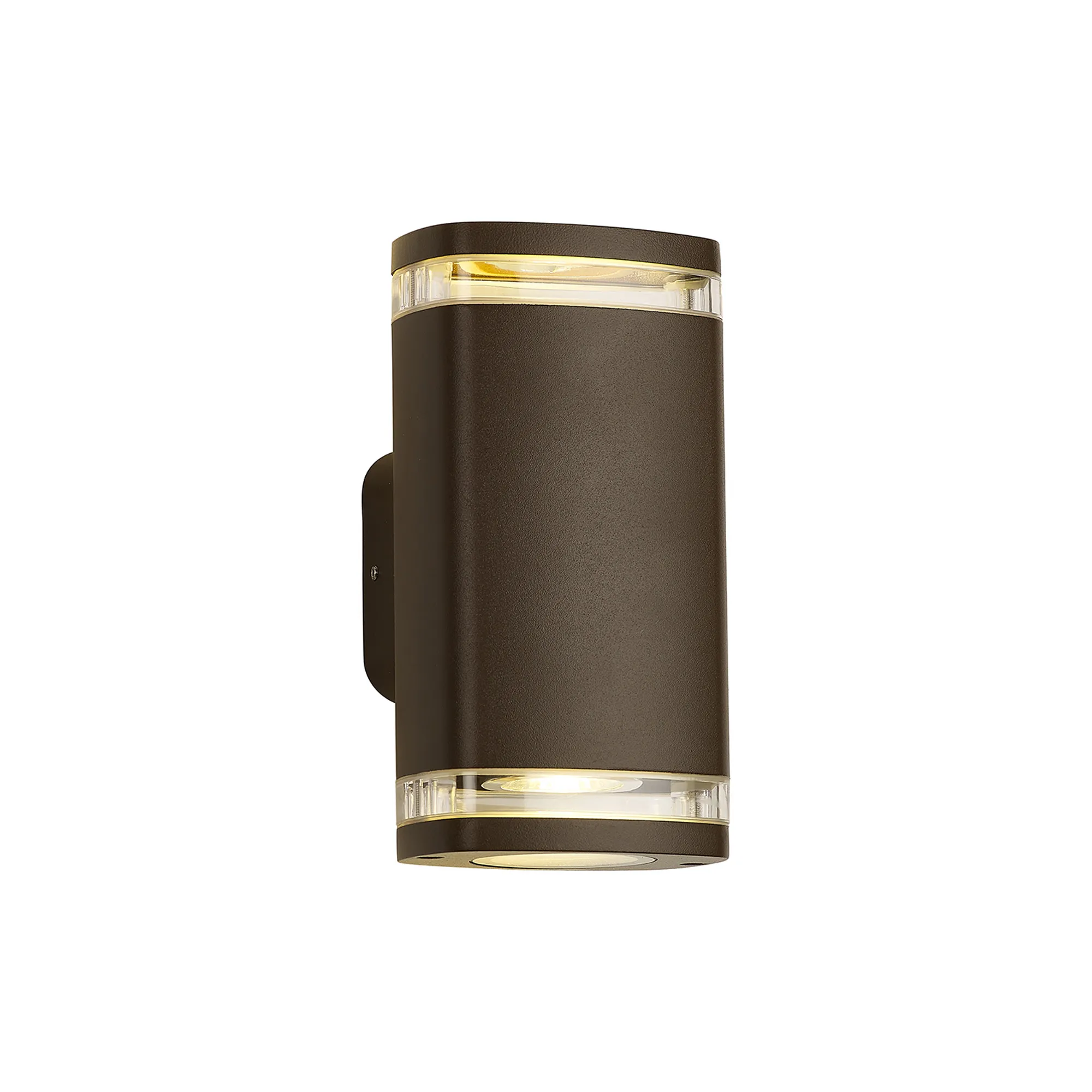 Cutler IP54 Up/Down Wall Light - Grey/Black/Brown - Image 3